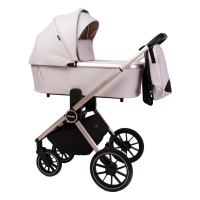 Коляска 2 в 1 Peppy Monaco GP Beige рама бежевая 01